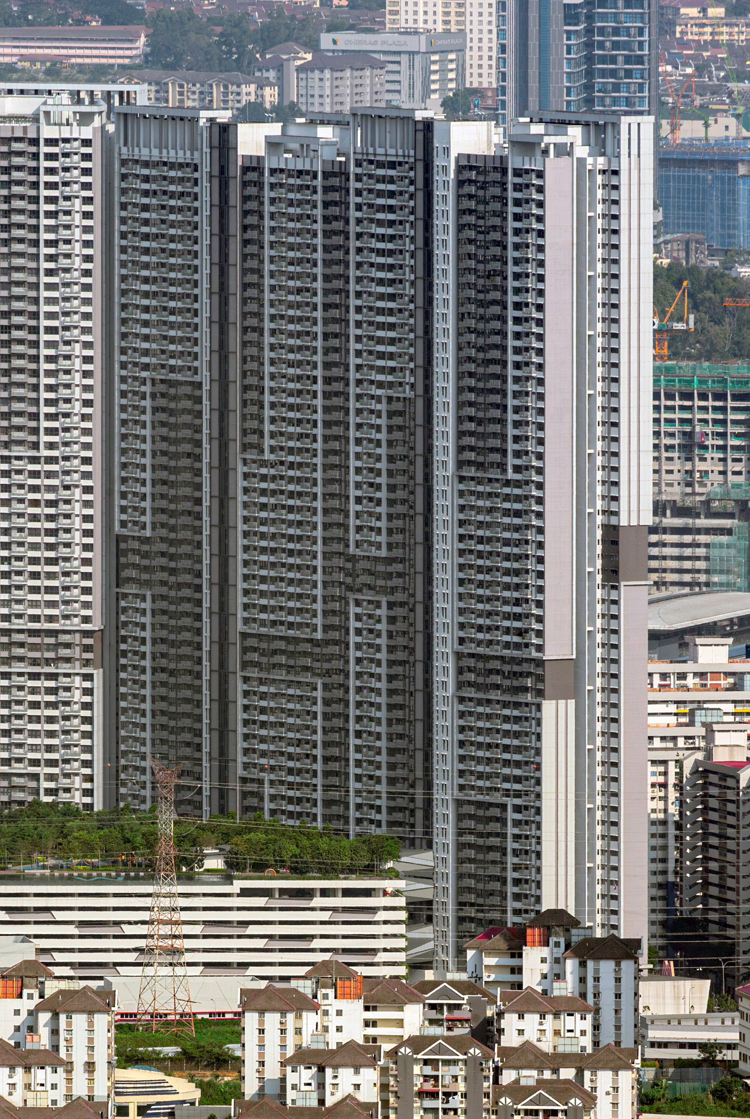 M Vertica KL City Towers D-E, Kuala Lumpur - View from KL Tower. © Mathias Beinling